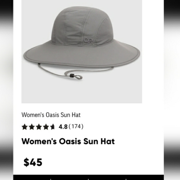 Outdoor Research Oasis Sun Hat in a light khakis tan color size M - Picture 3 of 12